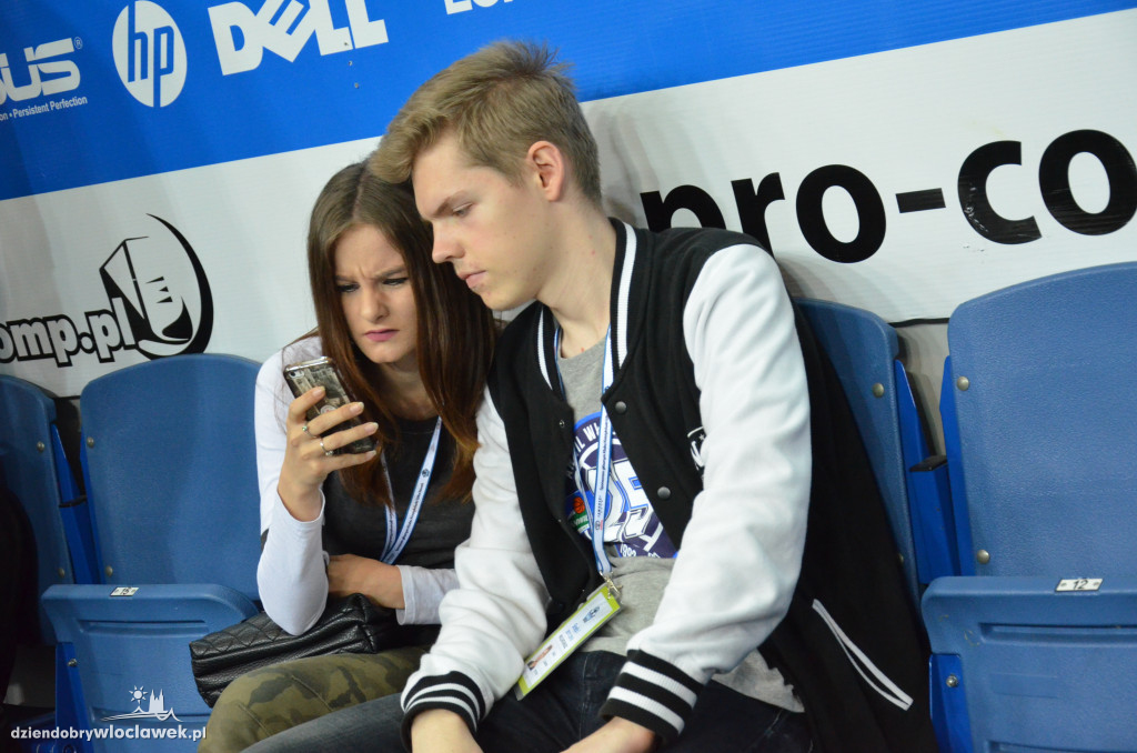 Włocławscy kibice na meczu Anwil vs Rosa