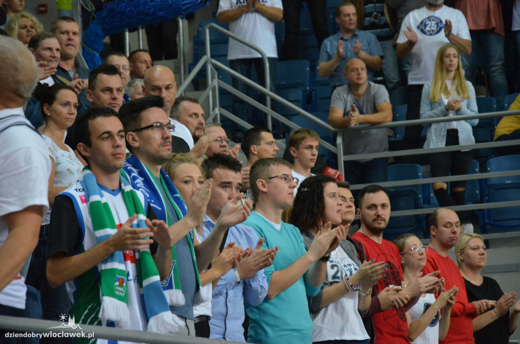 Włocławscy kibice na meczu Anwil vs Rosa