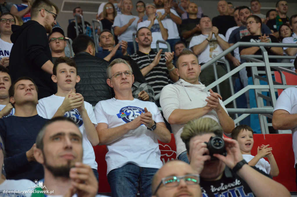 Włocławscy kibice na meczu Anwil vs Rosa