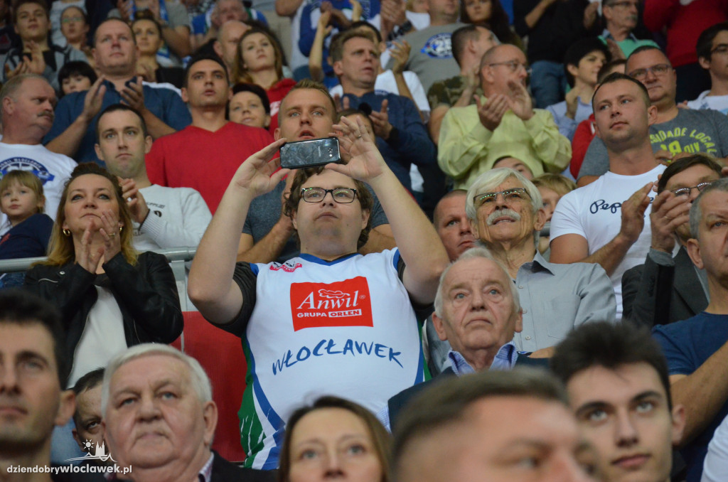 Włocławscy kibice na meczu Anwil vs Rosa