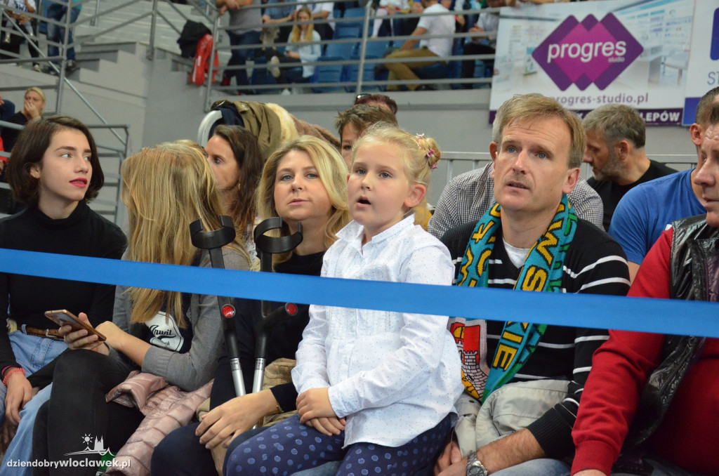 Włocławscy kibice na meczu Anwil vs Rosa