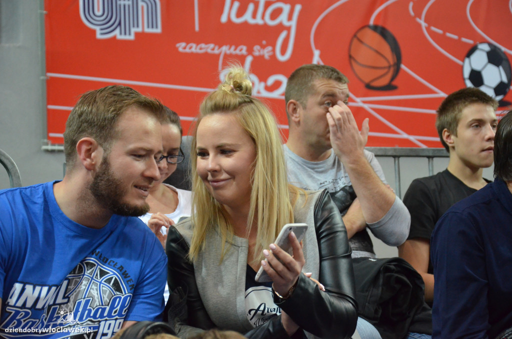 Włocławscy kibice na meczu Anwil vs Rosa