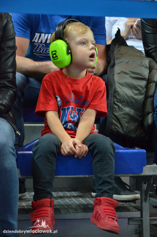 Włocławscy kibice na meczu Anwil vs Rosa