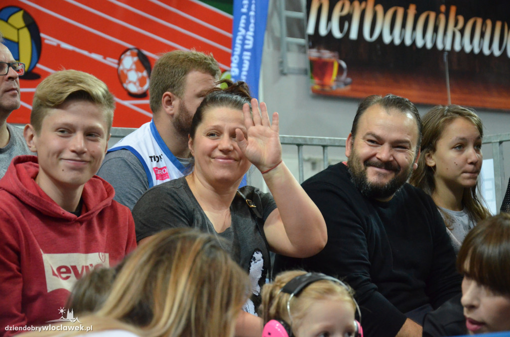 Włocławscy kibice na meczu Anwil vs Rosa
