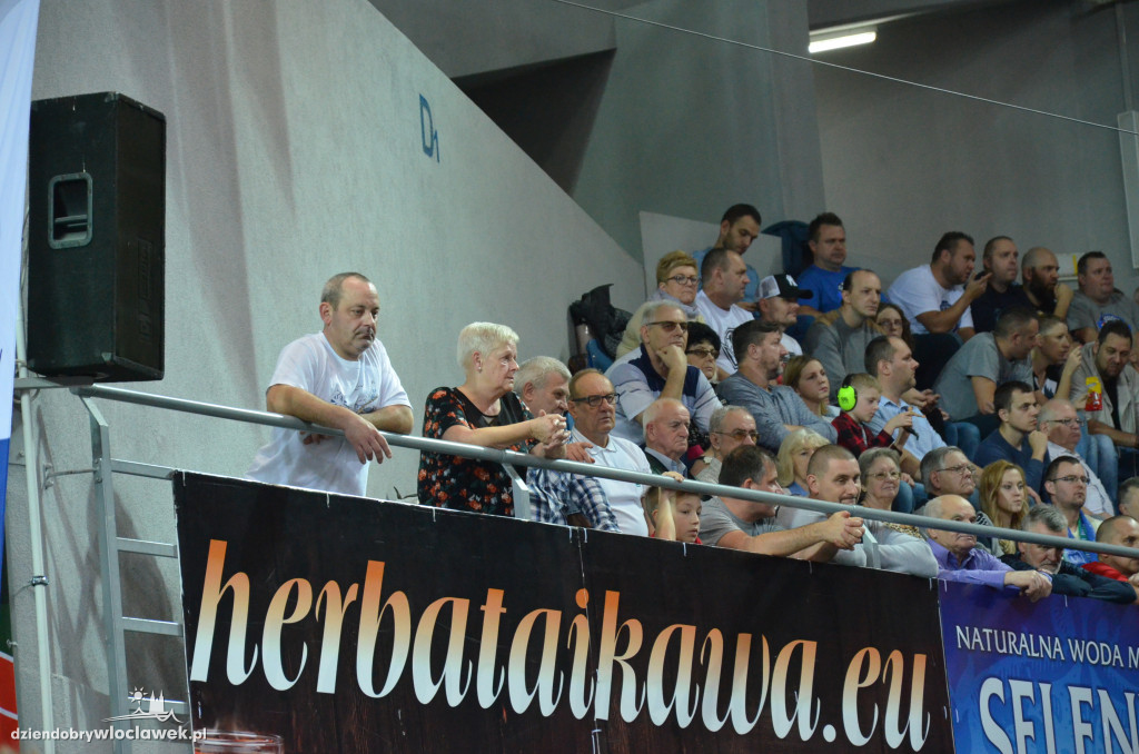 Włocławscy kibice na meczu Anwil vs Rosa