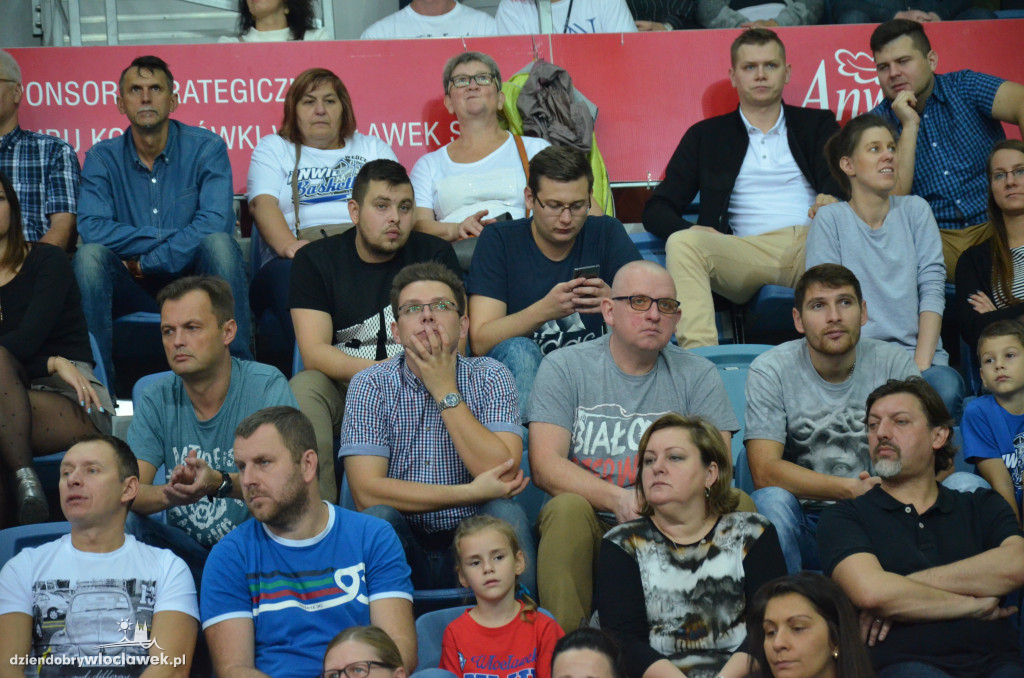 Włocławscy kibice na meczu Anwil vs Rosa