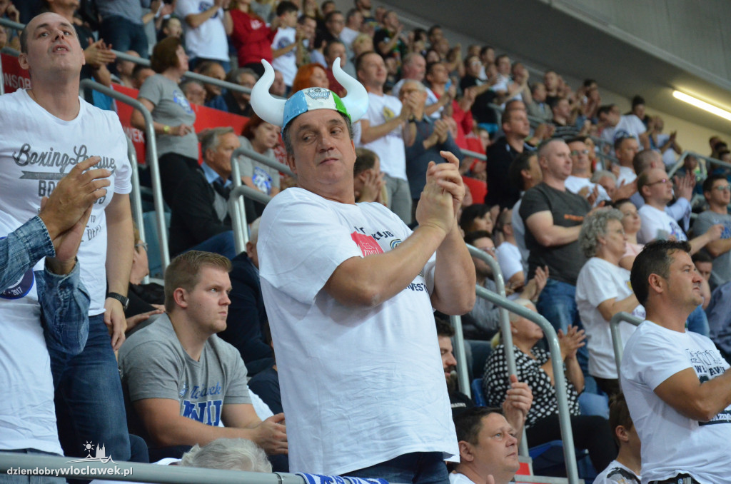 Włocławscy kibice na meczu Anwil vs Rosa