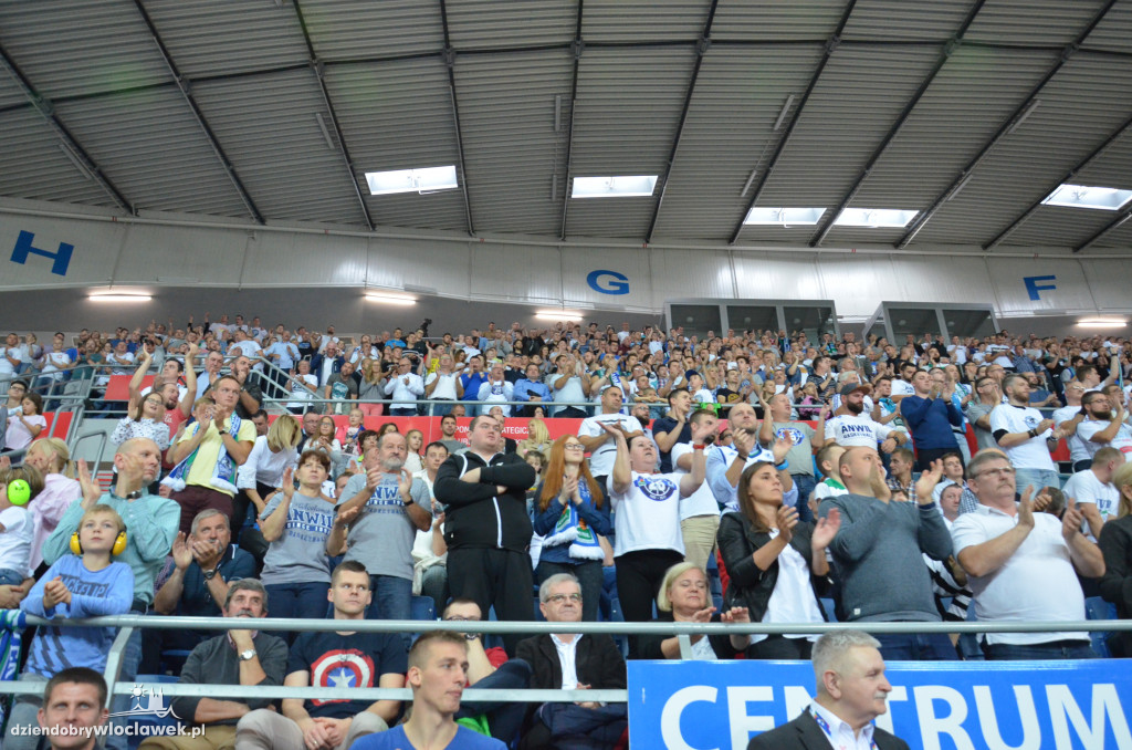 Włocławscy kibice na meczu Anwil vs Rosa