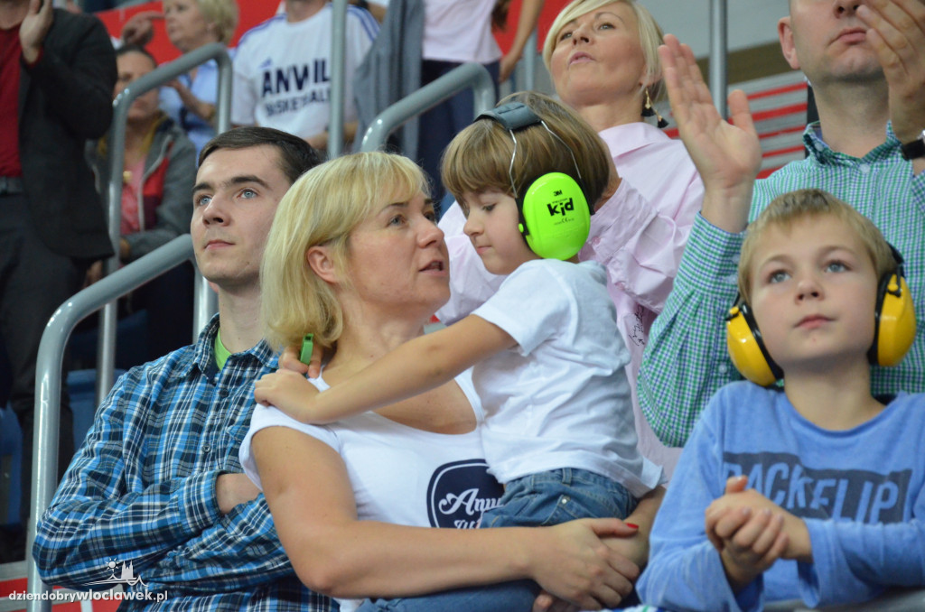 Włocławscy kibice na meczu Anwil vs Rosa