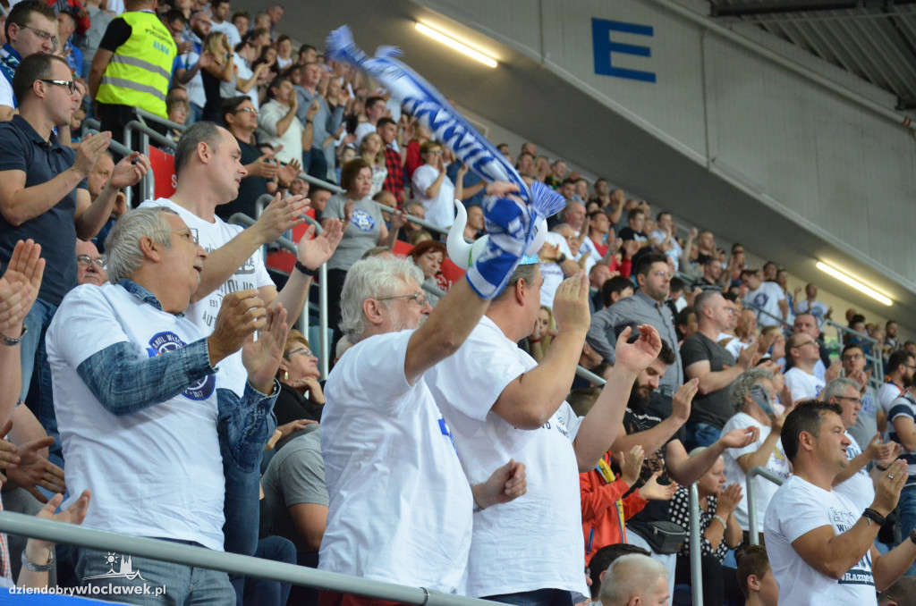 Włocławscy kibice na meczu Anwil vs Rosa
