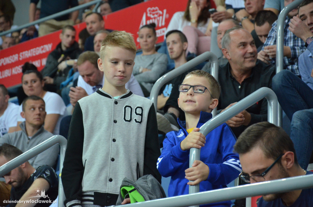 Włocławscy kibice na meczu Anwil vs Rosa