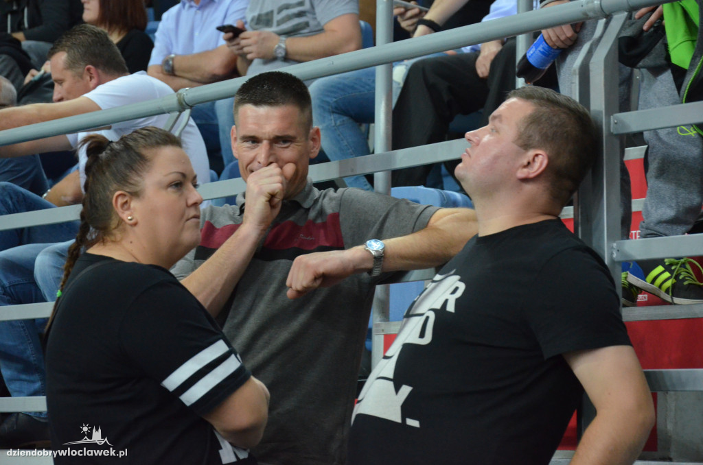 Włocławscy kibice na meczu Anwil vs Rosa