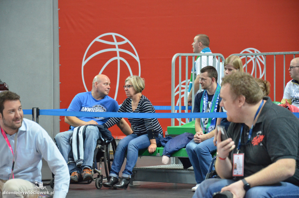 Włocławscy kibice na meczu Anwil vs Rosa