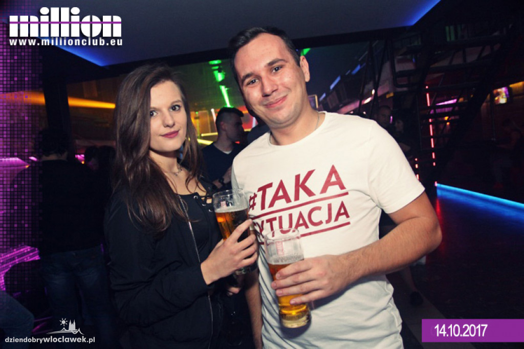 Sobotnia zabawa w klubie Million