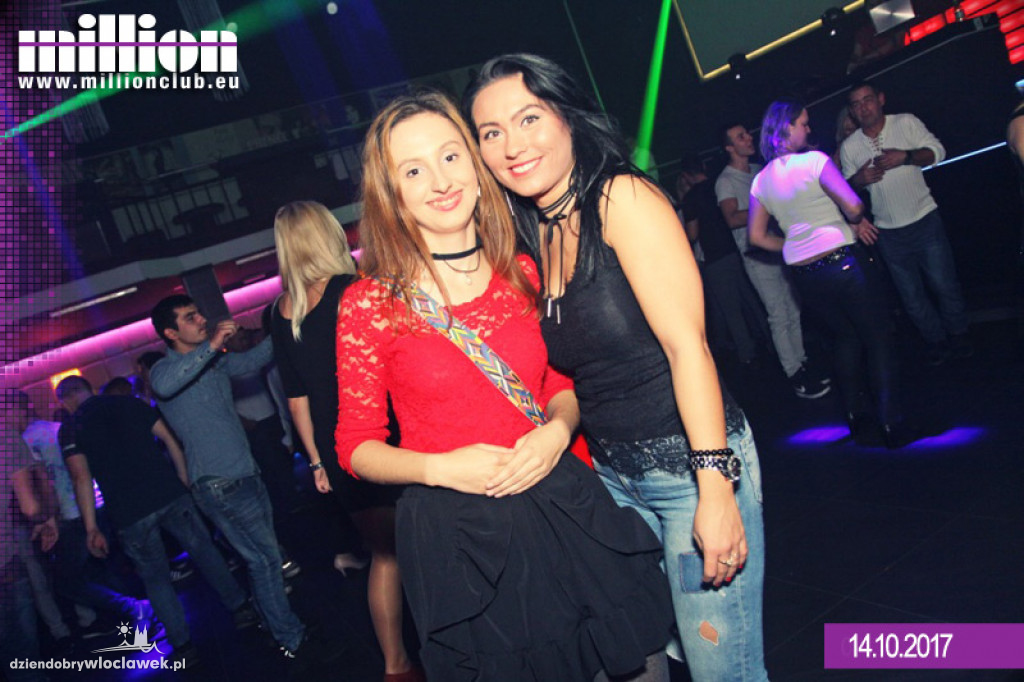 Sobotnia zabawa w klubie Million