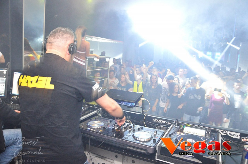 DJ Hazel w klubie Vegas w Izbicy Kuj.