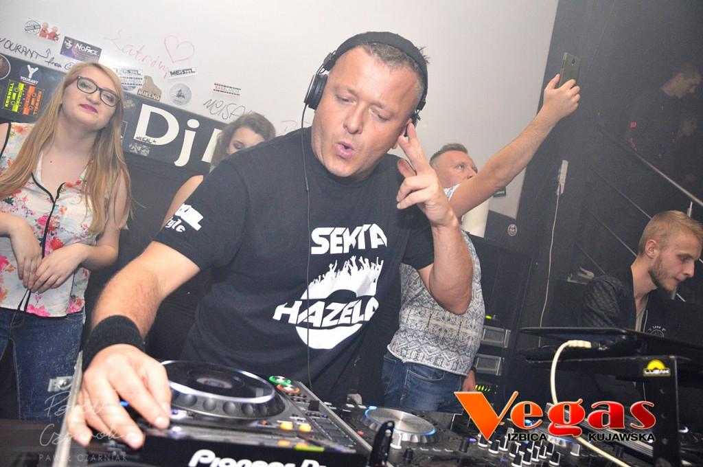 DJ Hazel w klubie Vegas w Izbicy Kuj.