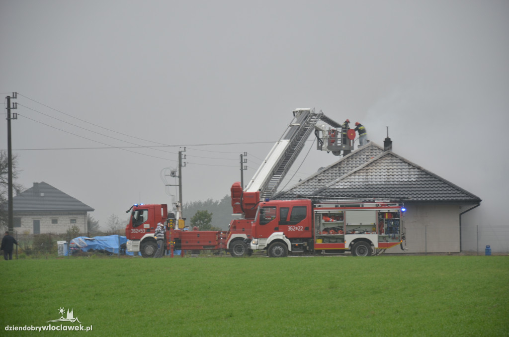 Pożar domu w Nowym Witoszynie