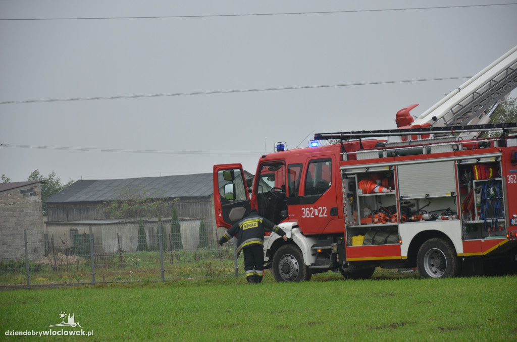 Pożar domu w Nowym Witoszynie