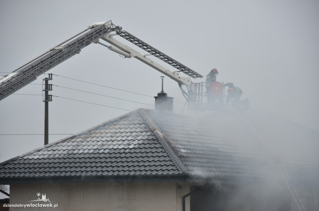 Pożar domu w Nowym Witoszynie