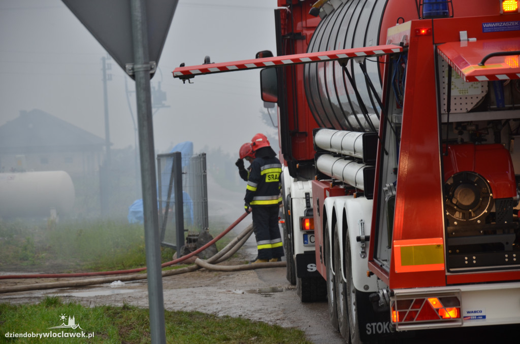 Pożar domu w Nowym Witoszynie