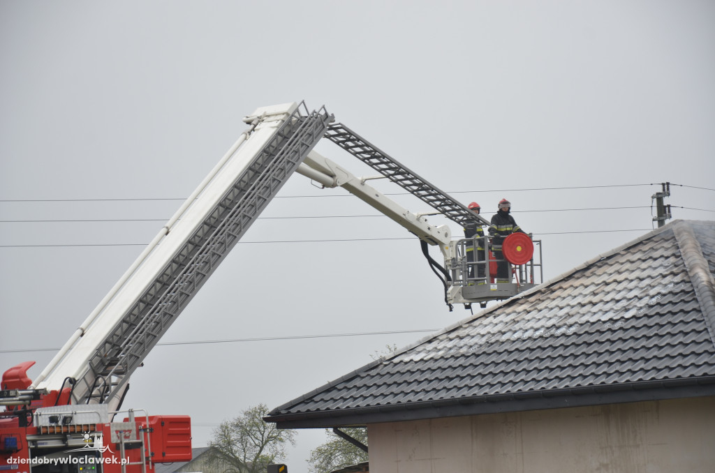 Pożar domu w Nowym Witoszynie