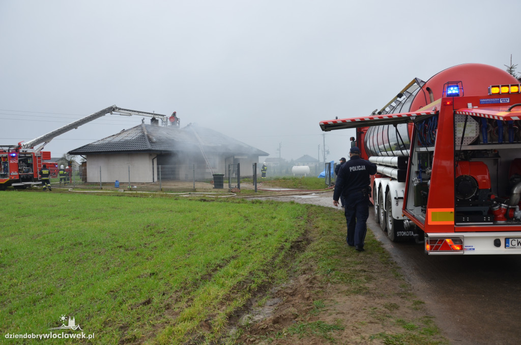 Pożar domu w Nowym Witoszynie