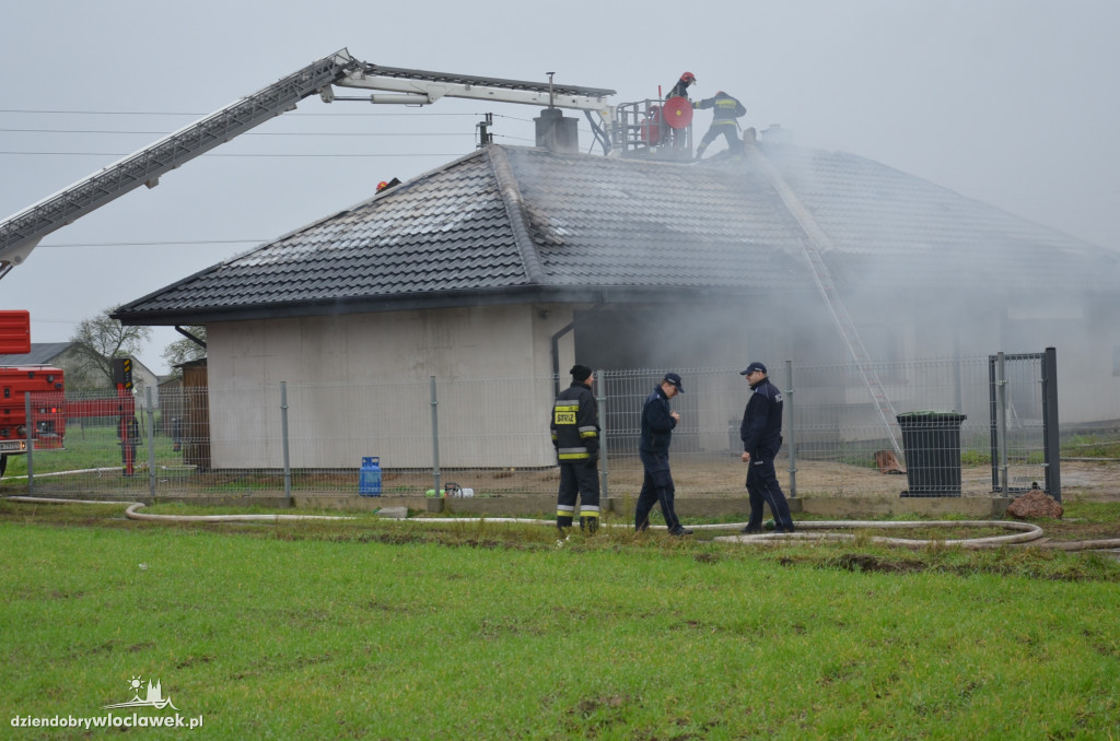 Pożar domu w Nowym Witoszynie