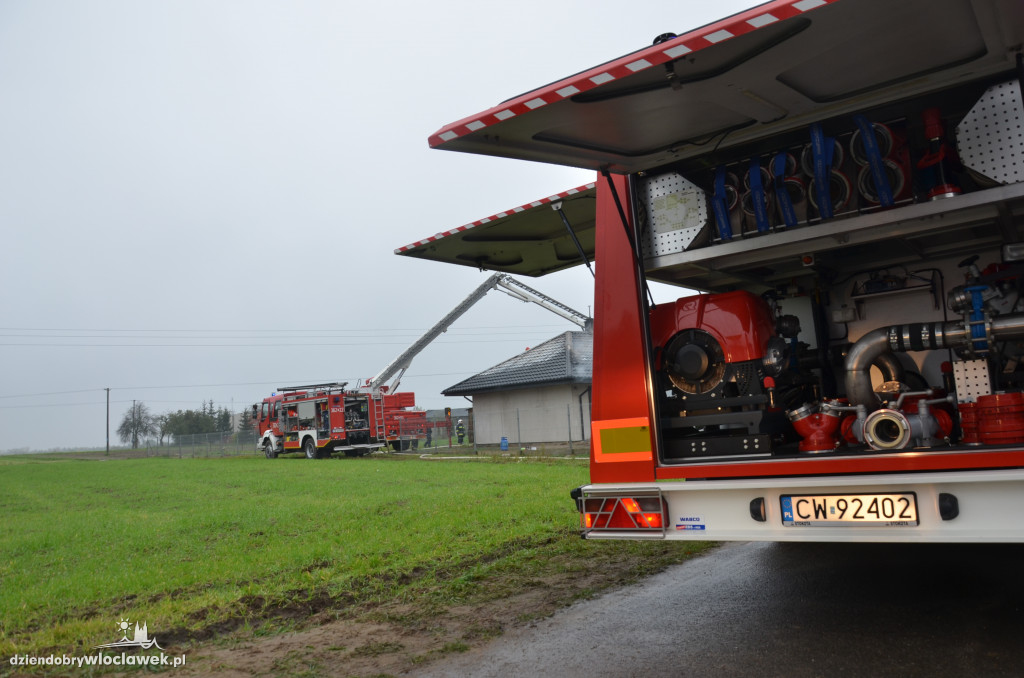 Pożar domu w Nowym Witoszynie