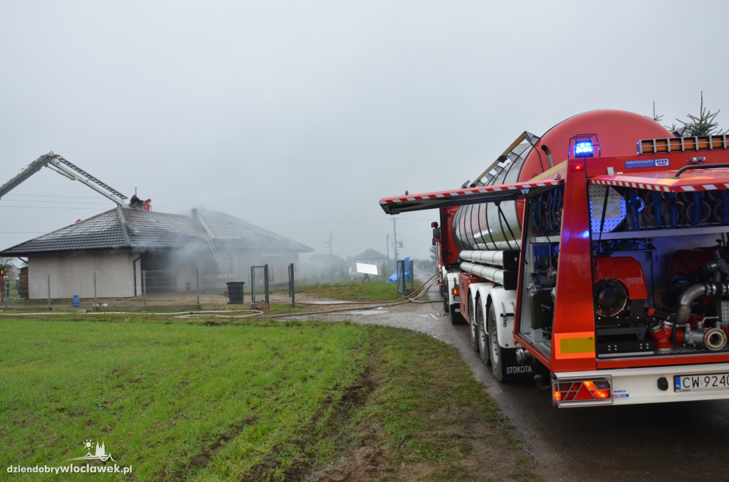 Pożar domu w Nowym Witoszynie