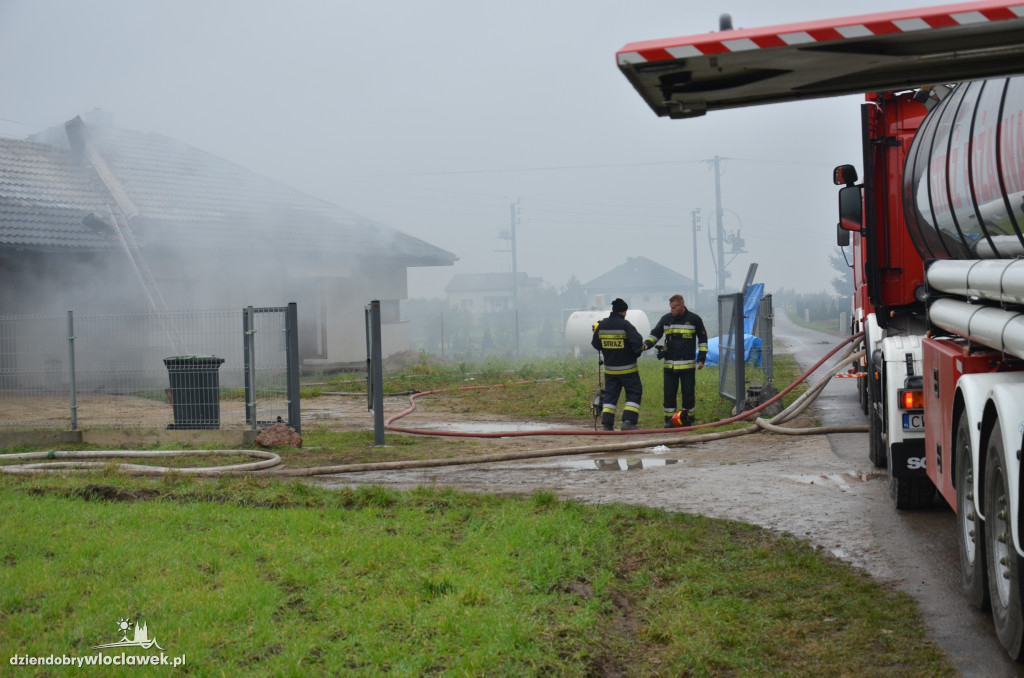 Pożar domu w Nowym Witoszynie