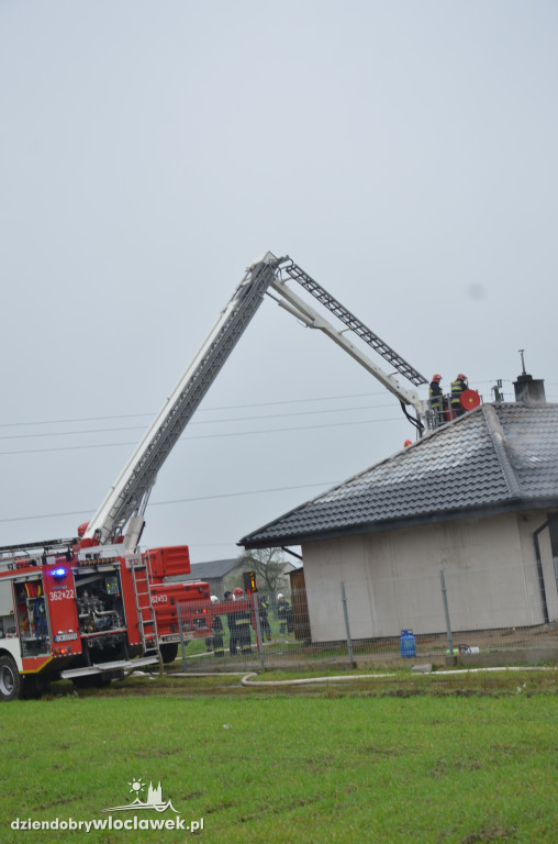 Pożar domu w Nowym Witoszynie