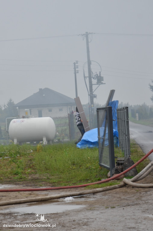 Pożar domu w Nowym Witoszynie
