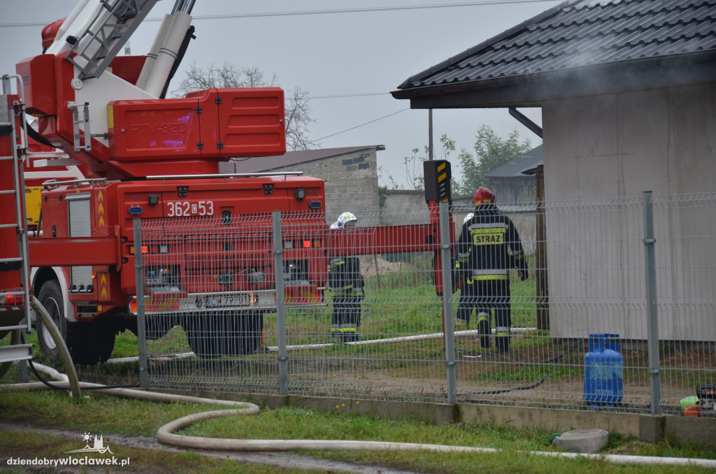 Pożar domu w Nowym Witoszynie