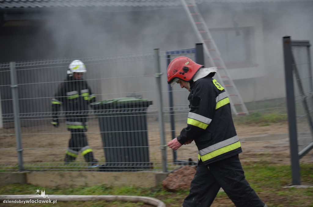Pożar domu w Nowym Witoszynie