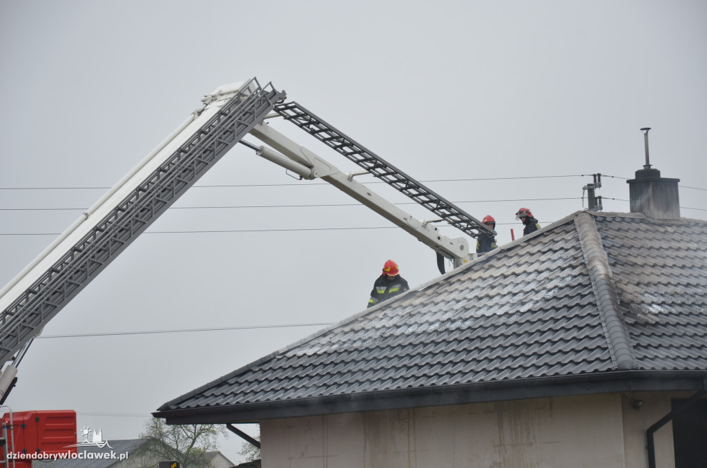 Pożar domu w Nowym Witoszynie