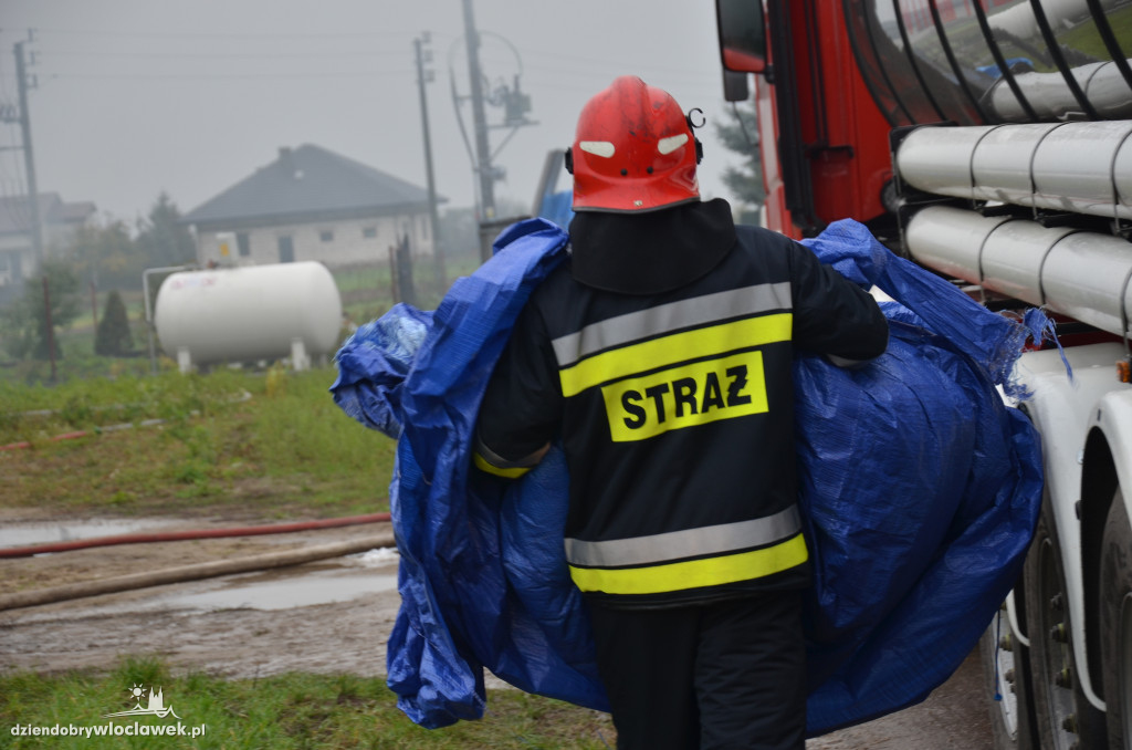 Pożar domu w Nowym Witoszynie
