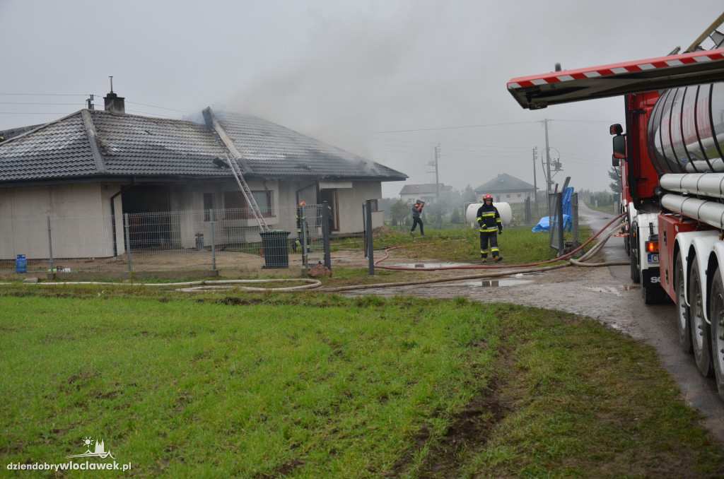 Pożar domu w Nowym Witoszynie