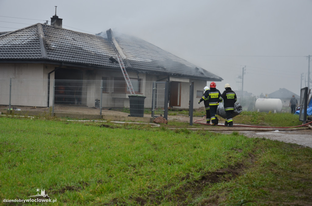 Pożar domu w Nowym Witoszynie
