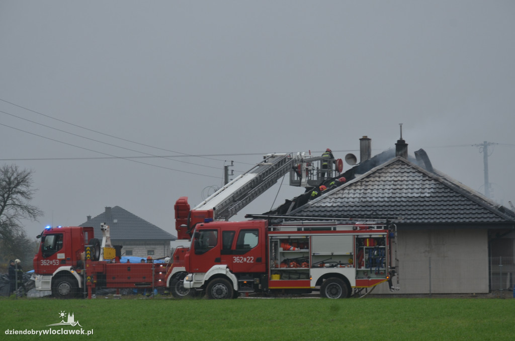 Pożar domu w Nowym Witoszynie