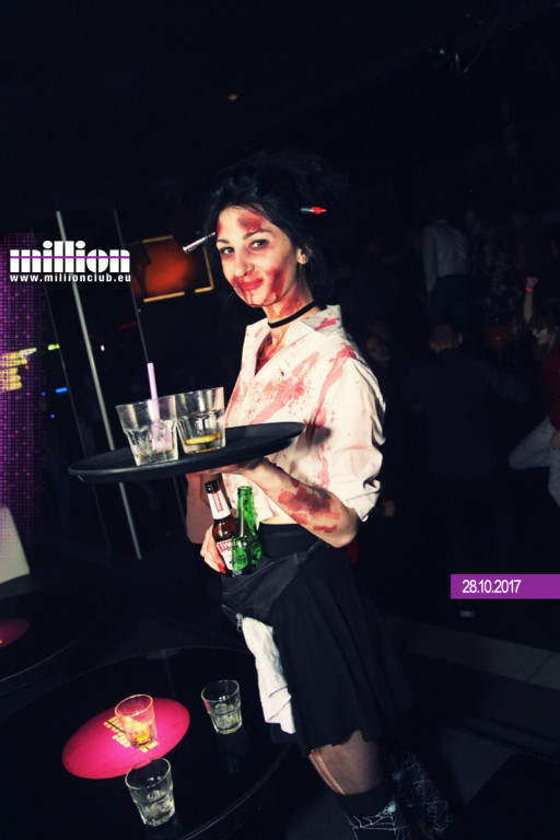 Halloweenowe szaleństwo w klubie Million