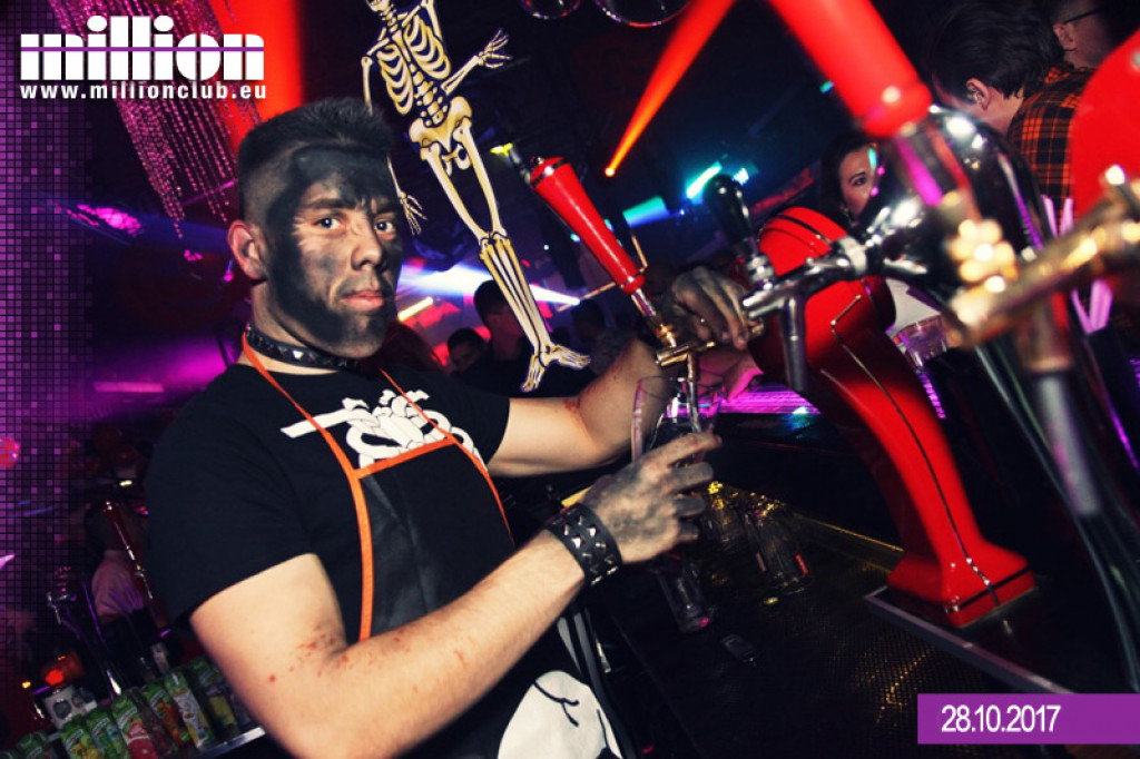Halloweenowe szaleństwo w klubie Million