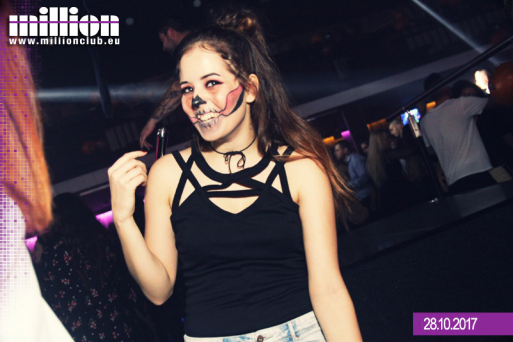 Halloweenowe szaleństwo w klubie Million