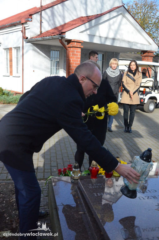 Odwiedzili groby znanych włocławian