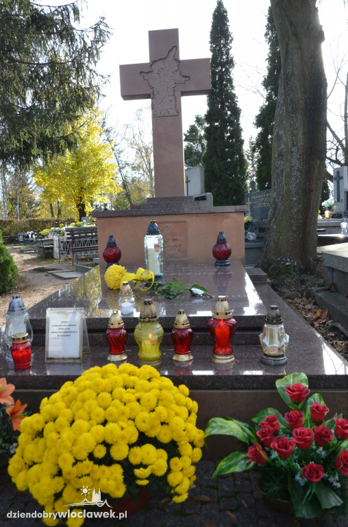 Odwiedzili groby znanych włocławian