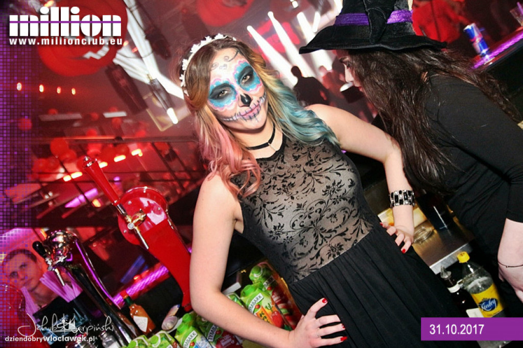 Impreza na Halloween w klubie Million