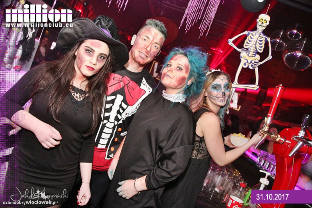 Impreza na Halloween w klubie Million