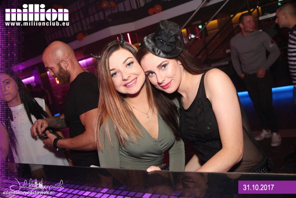 Impreza na Halloween w klubie Million