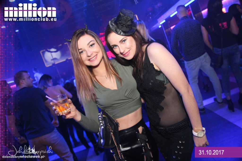 Impreza na Halloween w klubie Million