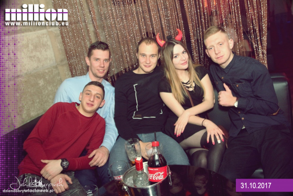 Impreza na Halloween w klubie Million